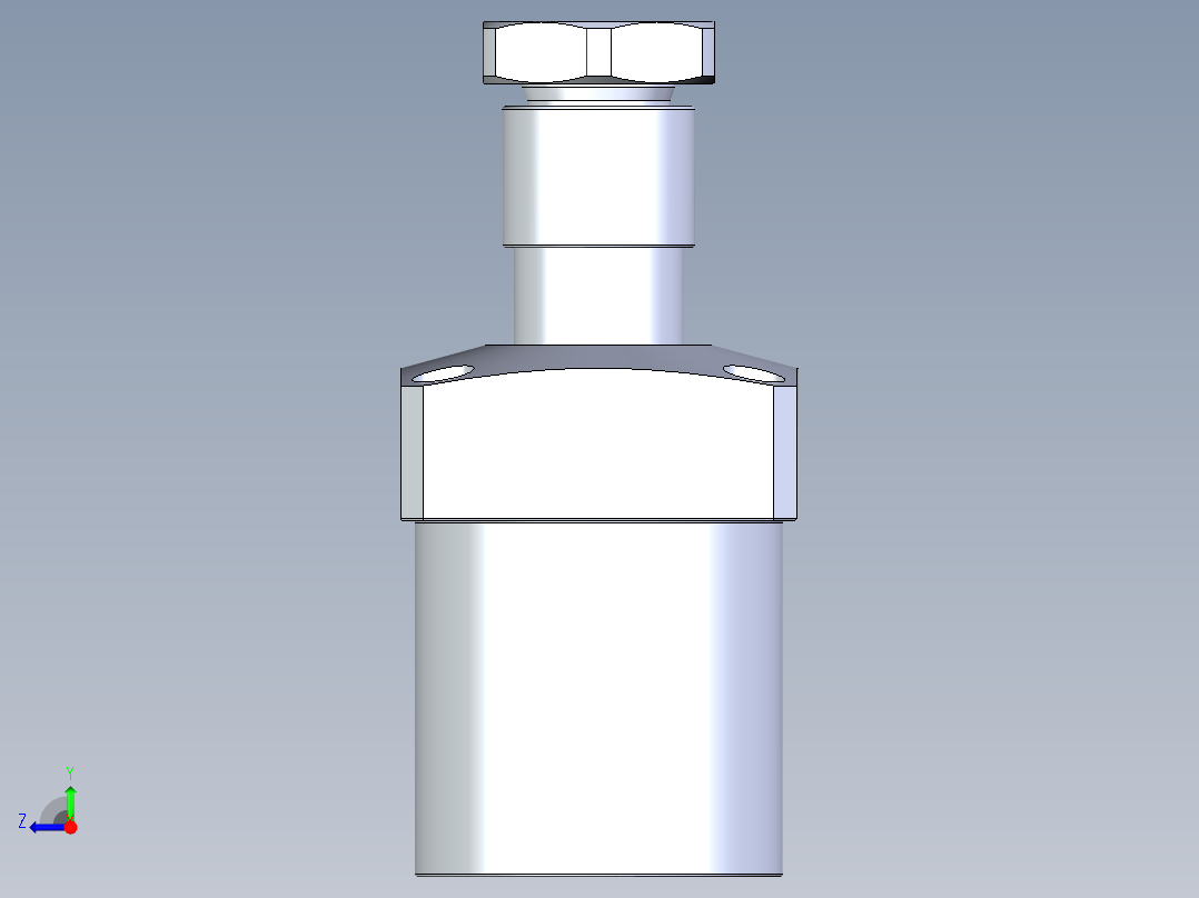 KOSMEKLHA0650-GR-Y30多系列多零件图纸模型右视图