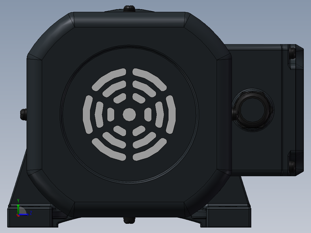 精研电机精研卧式 s250h01-L左视图