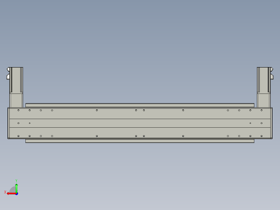 威洛博双电机滑台-VBF14S2-L100-S600-BLR-P40-C6后视图