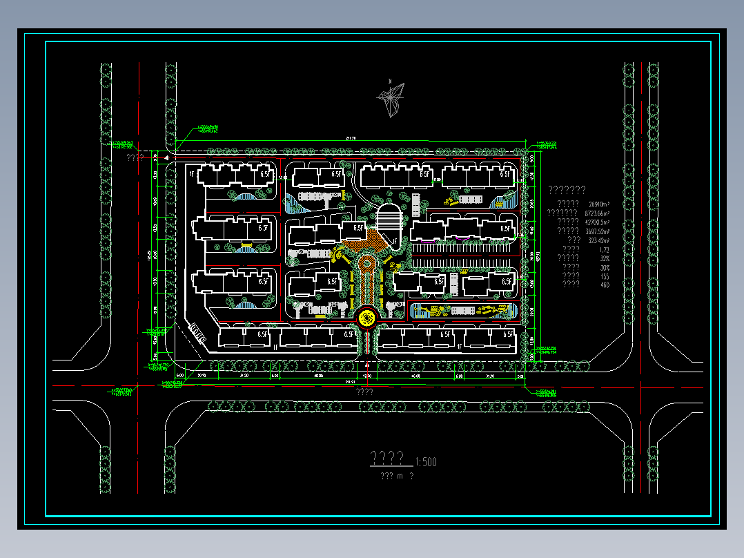 住宅小区总平面规划图