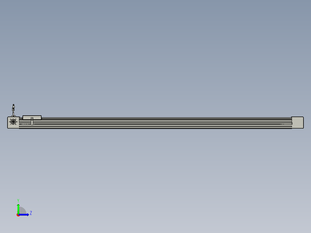 威洛博直线电机模组EB6-L140-S1700-R-P40-MS3左视图