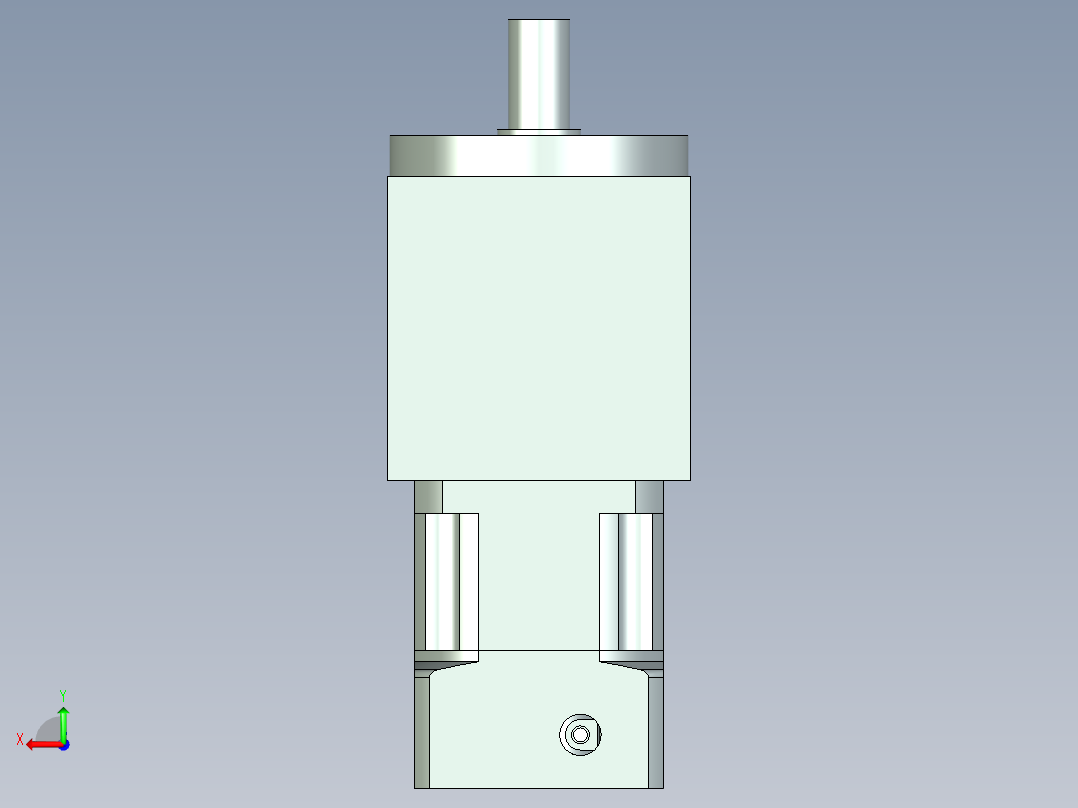 换向器PW110垂直输出 PLX90-L1 19-70-90-M6.stp后视图
