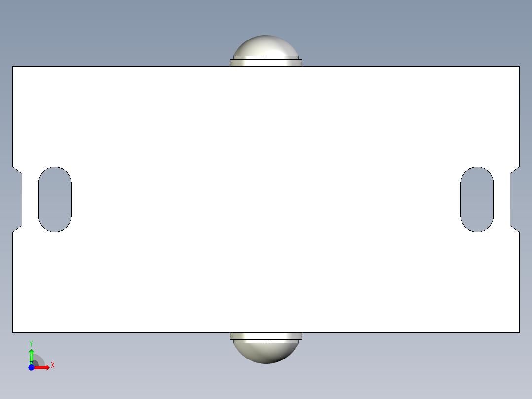 基恩士SJ_support-bracketA_kc图纸模型前视图