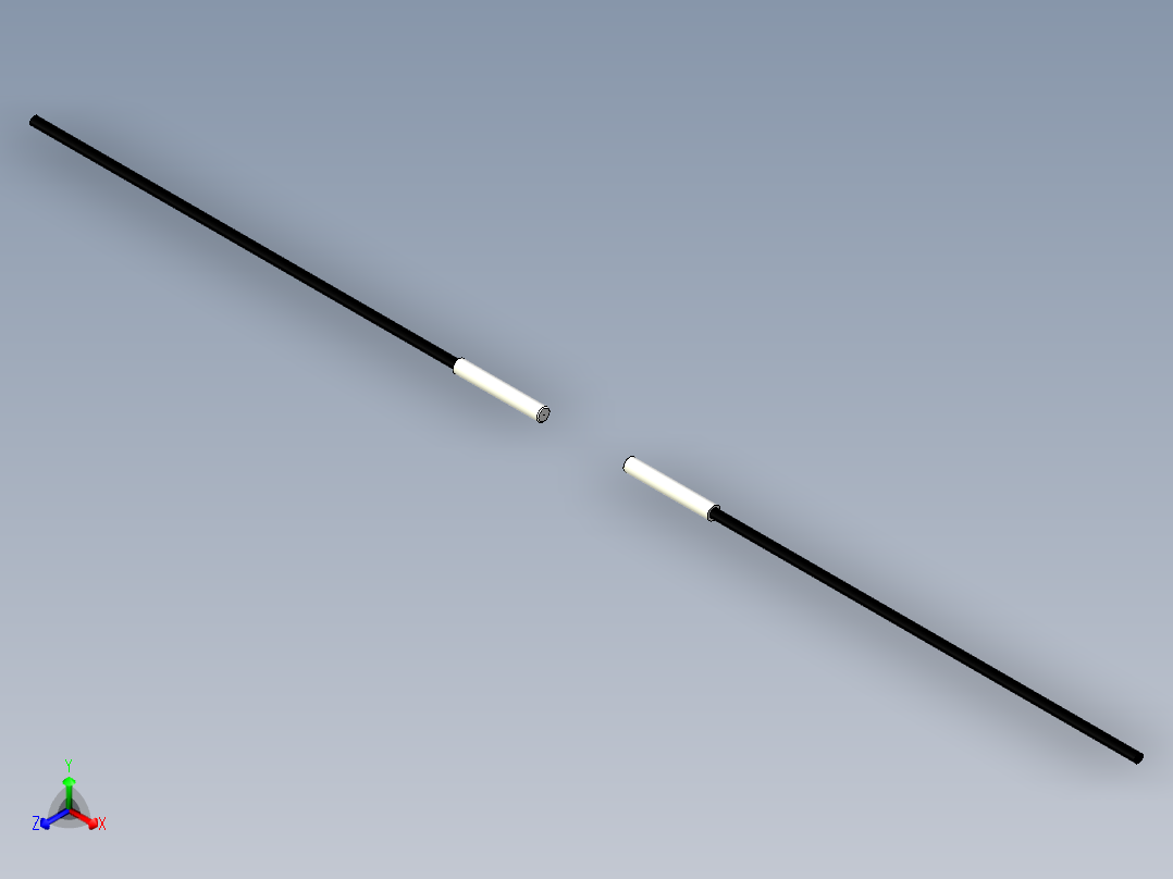 光纤元件对射型FT-1512Q正等轴测图