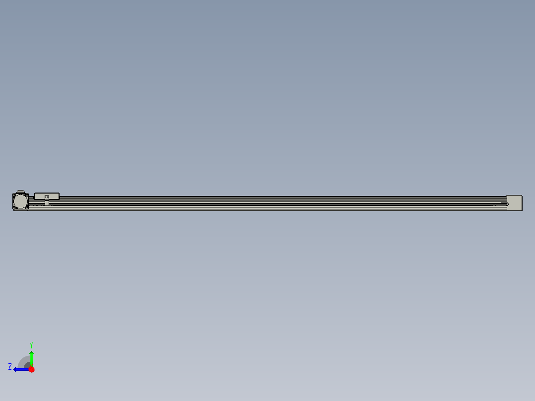 威洛博直线电机模组EB4-L80-S1600-L-57-MS3右视图
