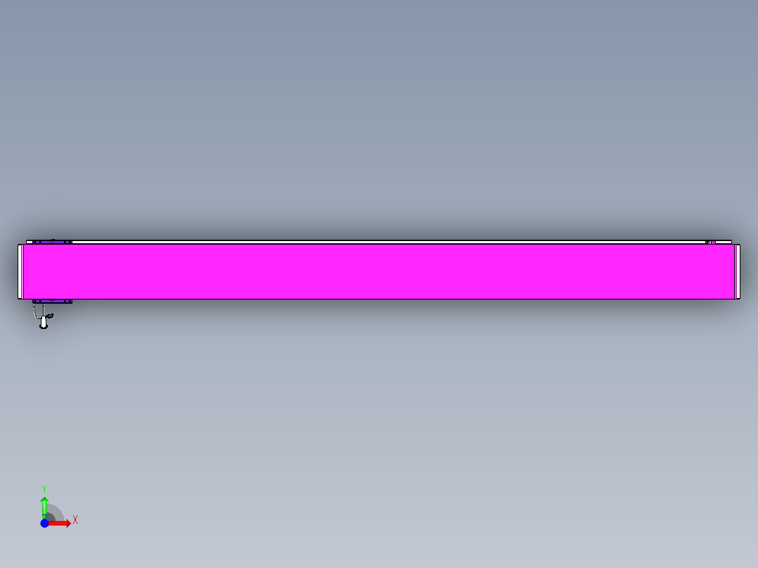 威洛博VL系列直线电机模组-VL22H2-S2650前视图