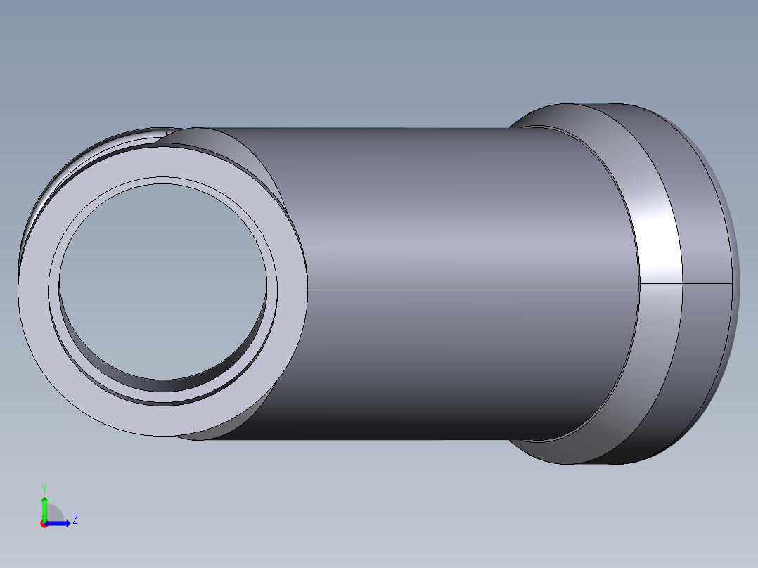 4VRFV 止回阀与BSP螺纹母端左视图