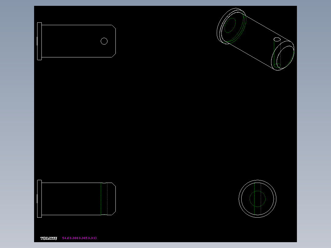 連結梢34.,54.-2D多系列多零件图纸模型