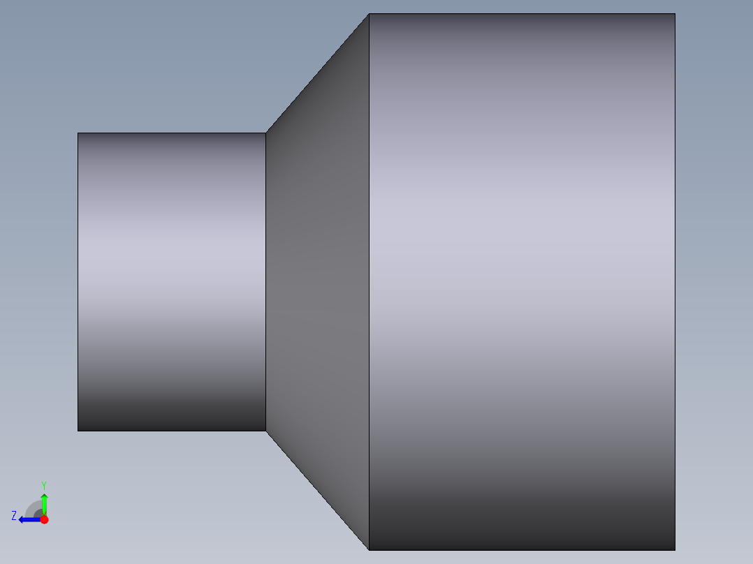 21RIV (C ) 减速机：溶剂焊接插口（D）或溶剂焊接插座（D2）、溶剂（D1、D3降低焊接插座）右视图