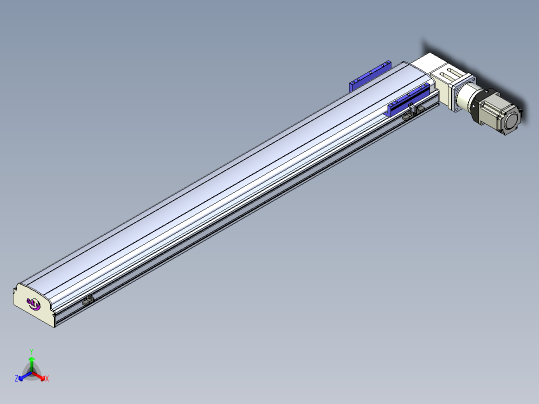 同步带滑台-半封闭B17-L100-S1300-R-P75-D3-N3