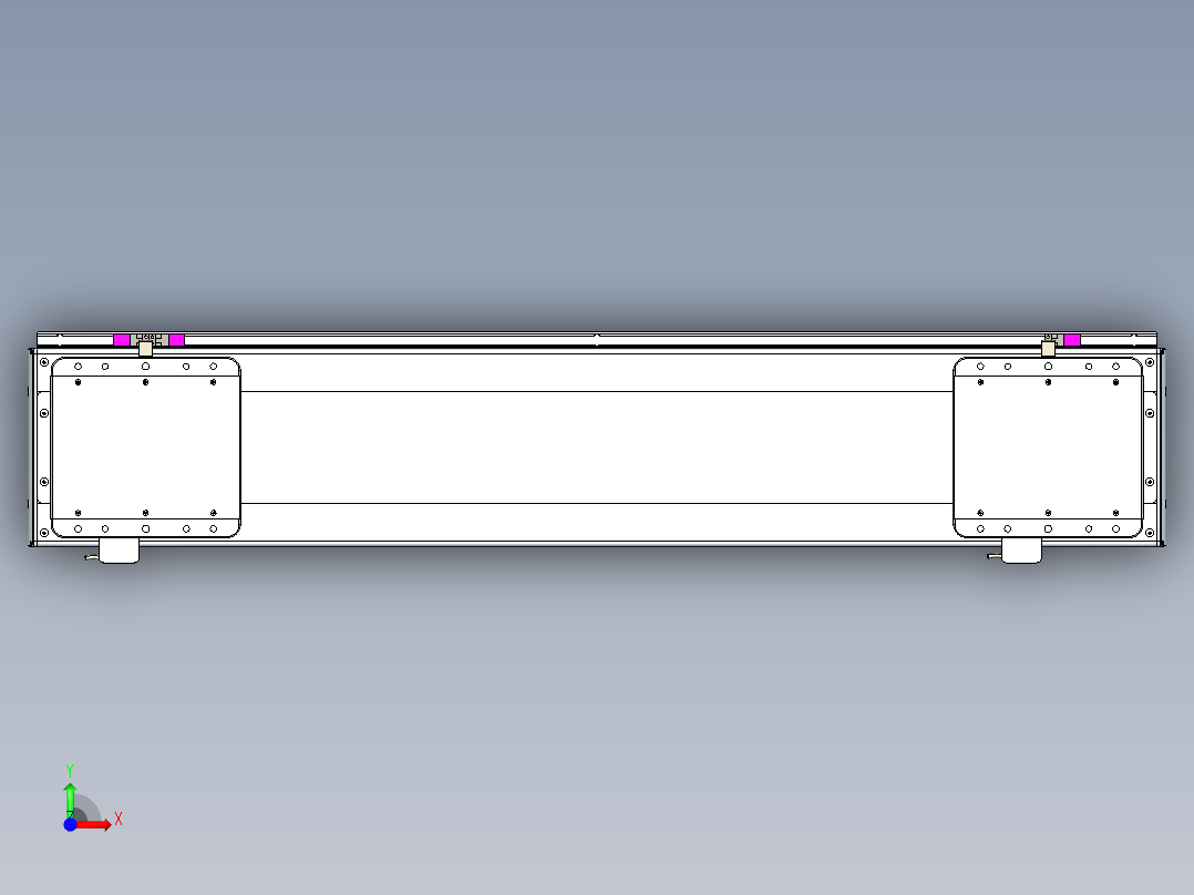 威洛博LC系列3d模型模组2LC22H2Y-S750前视图
