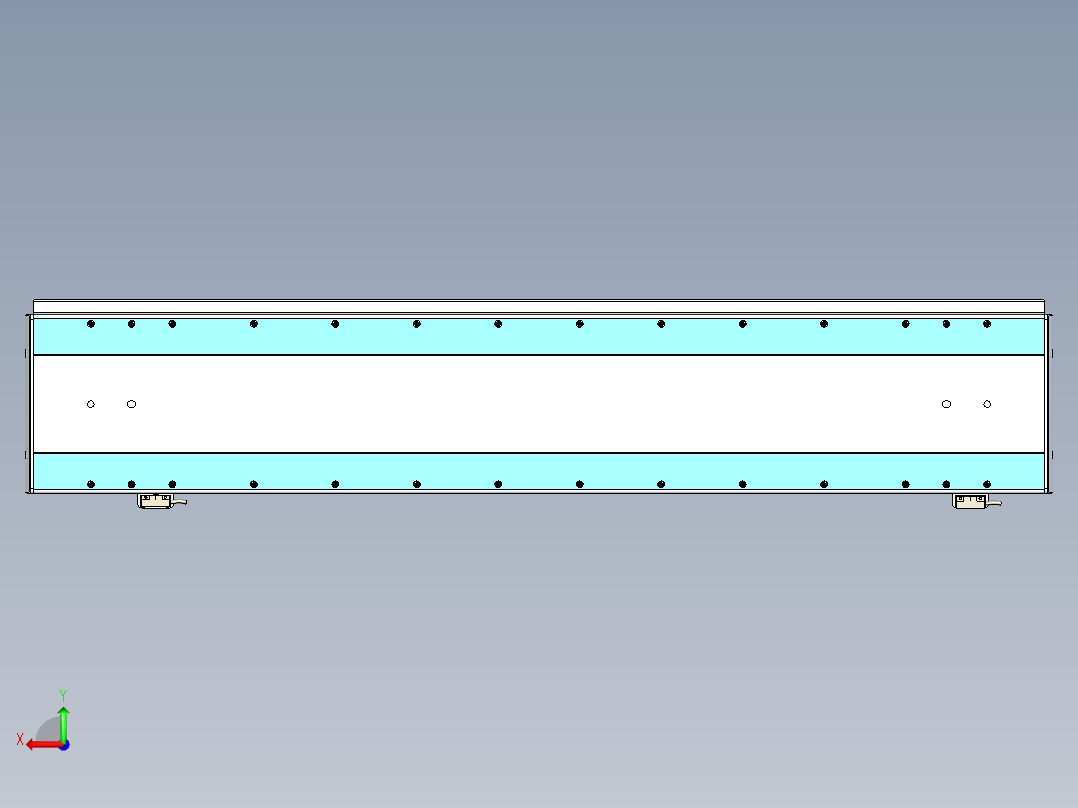 威洛博LC系列3d模型模组2LC22H2Y-S750后视图