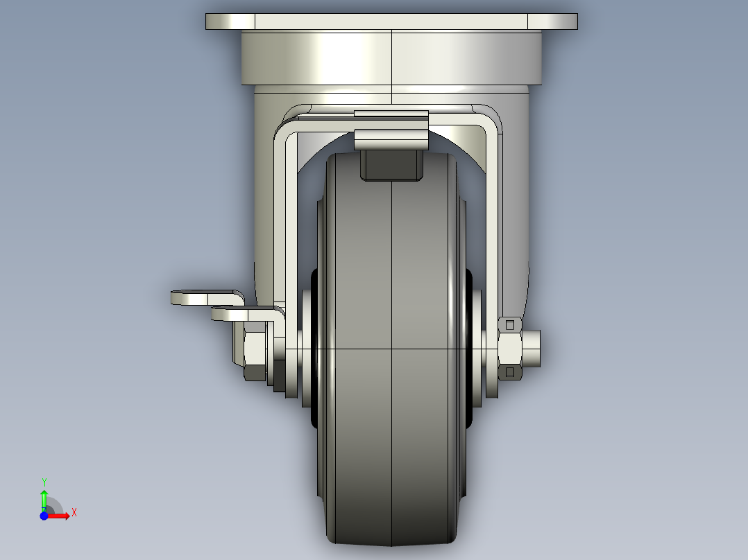 折叠式输送机前视图