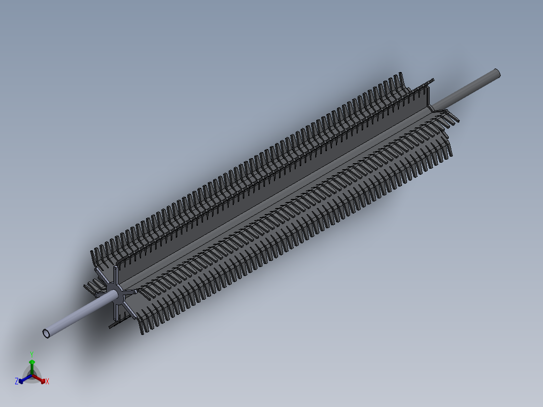 收获机正等轴测图