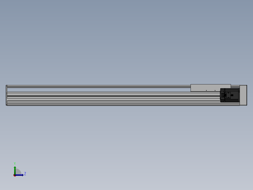 精密模组MY220-T10-1000L-BR-P75B-C4-C左视图