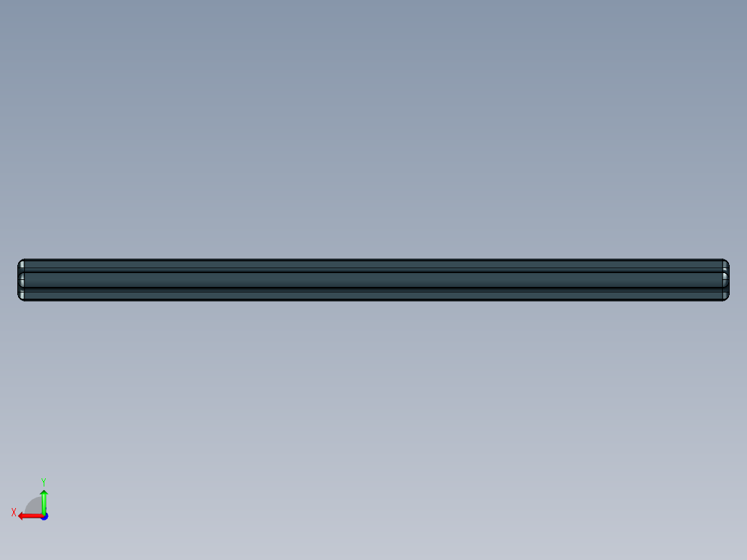 乐高机械组车桥-3737 Black Technic Axle 10.STEP后视图