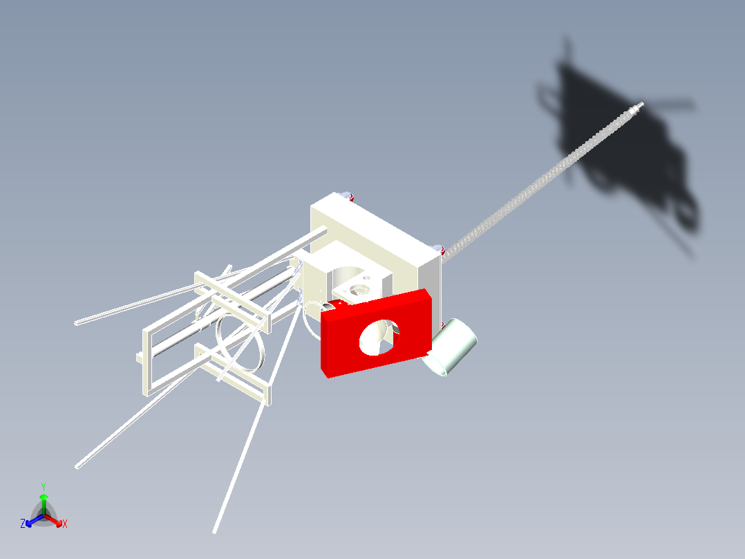 篮球发球机模型+CAD图纸正等轴测图