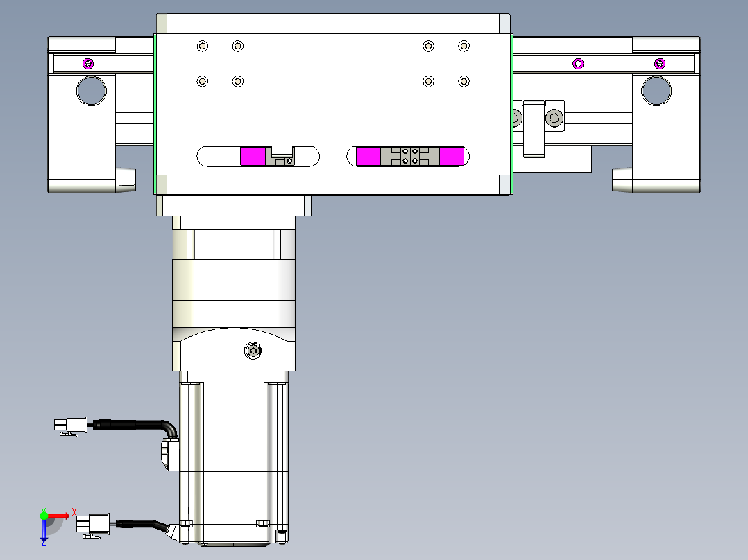 威洛博VG 系列模组VG8Z-L50π-S60-BC-ZP75B-C3-K俯视图