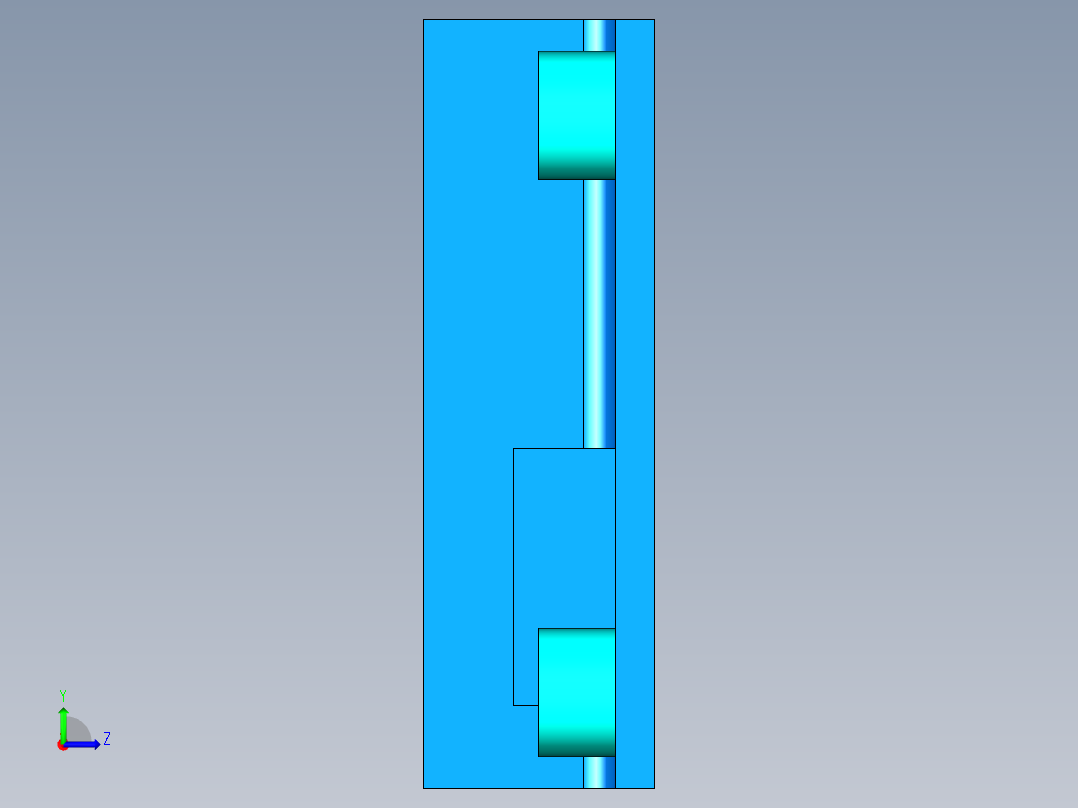 德克斯TUNKERS气缸数模KS_100_2_SD_A01_3D_xSET14_1左视图