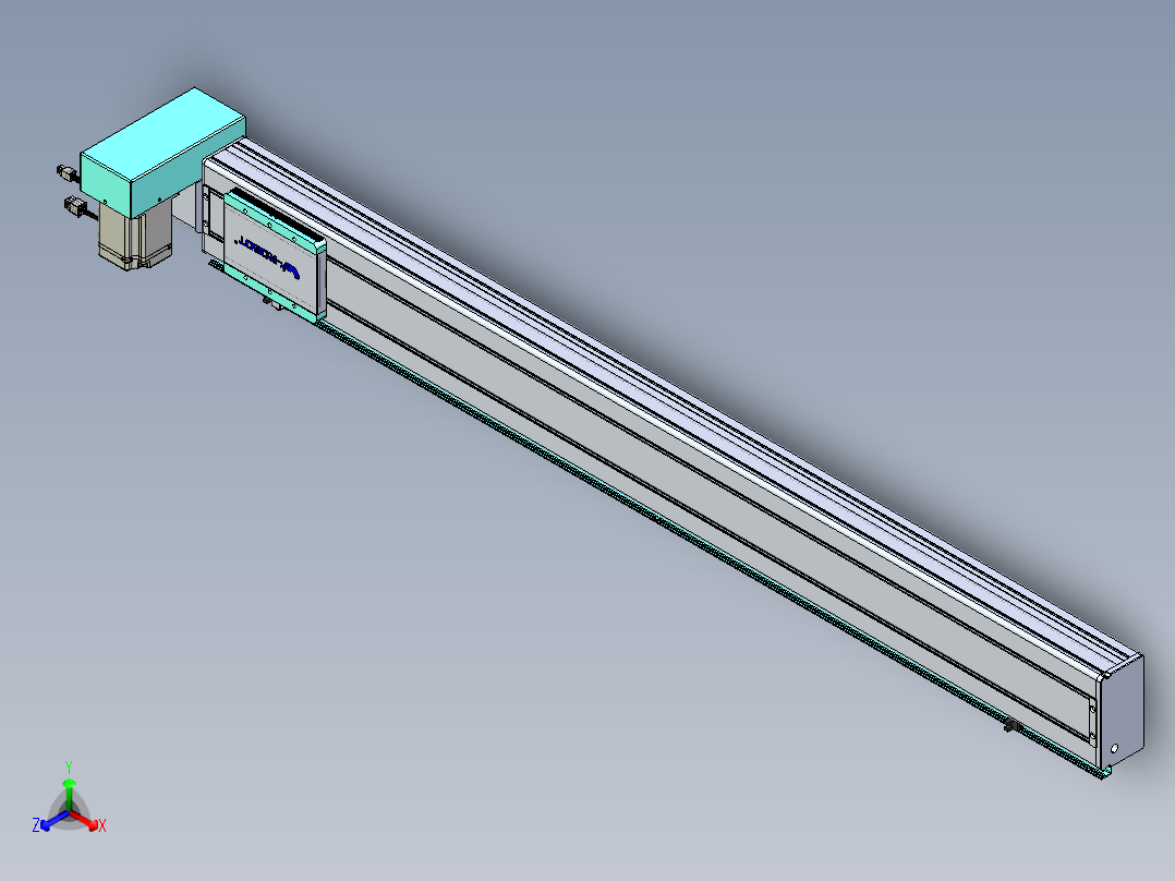 威洛博VBC同步带传动一无尘环境VBC14-L45-S1250-BRU-ZP75-C3正等轴测图