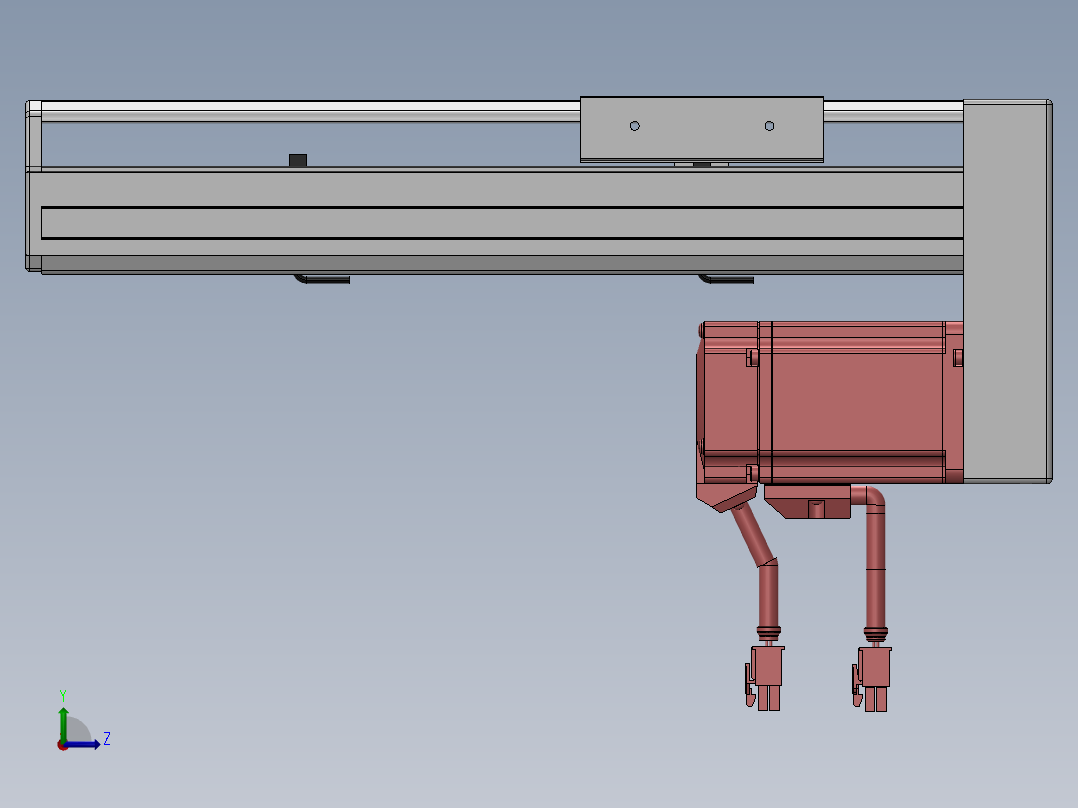 精密模组MY100-T10-150L-BM-P20B-C4-C左视图
