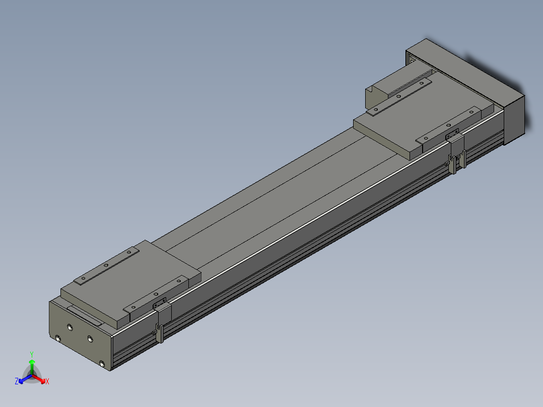 直线模组LHC17-S750-L设计图纸