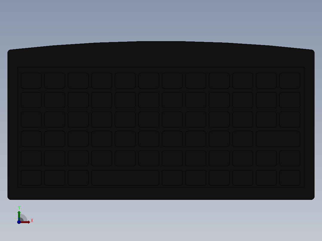 专用小键盘前视图