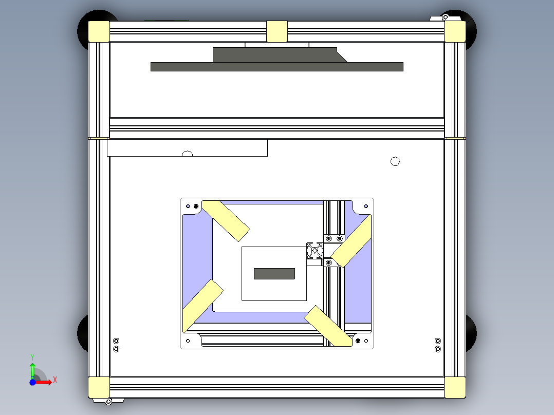 汽车保险丝固定件检测step前视图