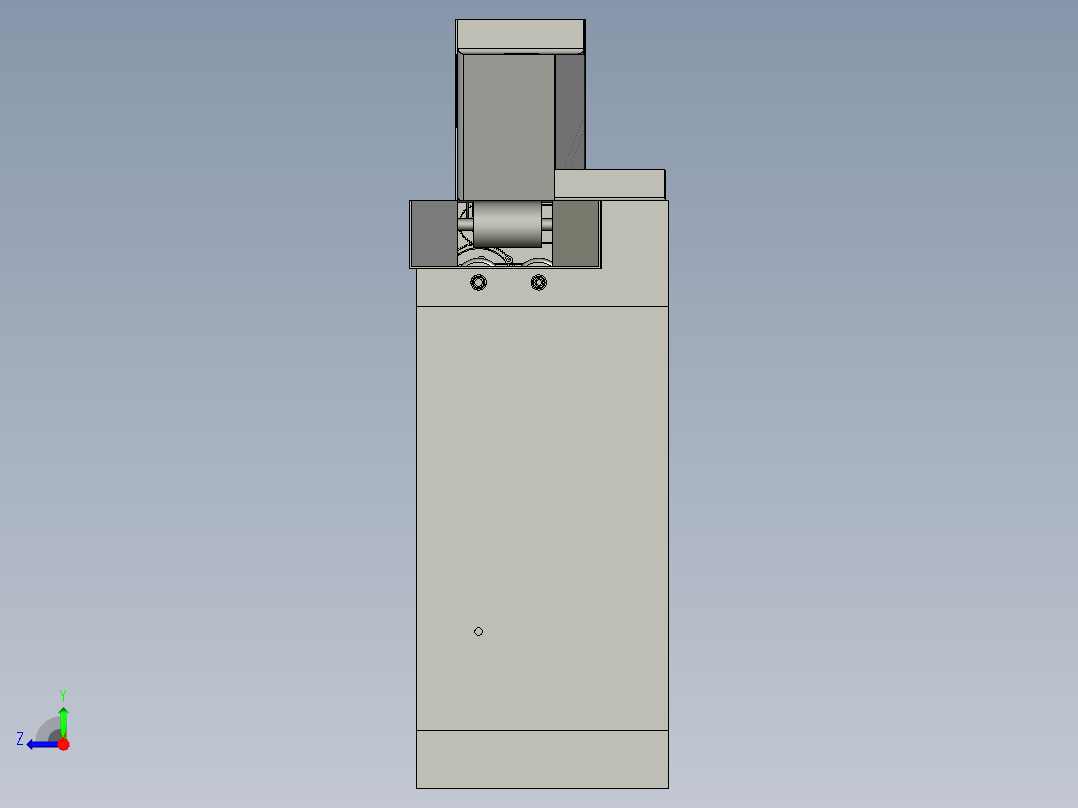 啤酒瓶洗瓶机的设计 包含SW三维3D建模及7张CAD图纸右视图