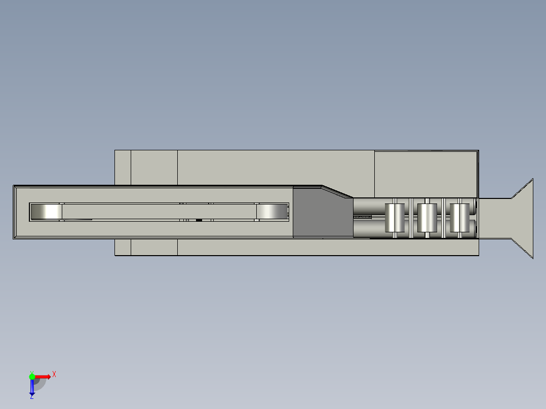 啤酒瓶洗瓶机的设计 包含SW三维3D建模及7张CAD图纸俯视图