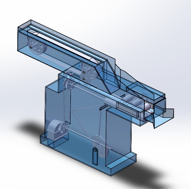 啤酒瓶洗瓶机的设计 包含SW三维3D建模及7张CAD图纸