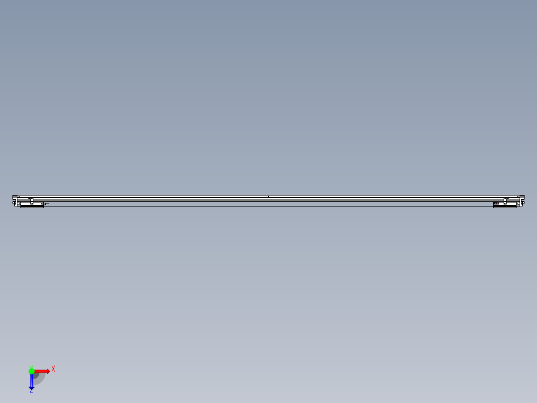 威洛博VL系列3d模型模组2VL22H2Y-S3500俯视图
