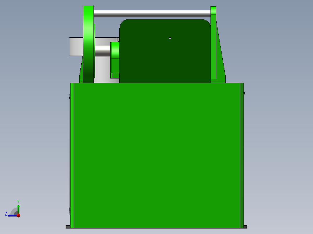 自动上料机3D模型（给滚牙机上料）右视图
