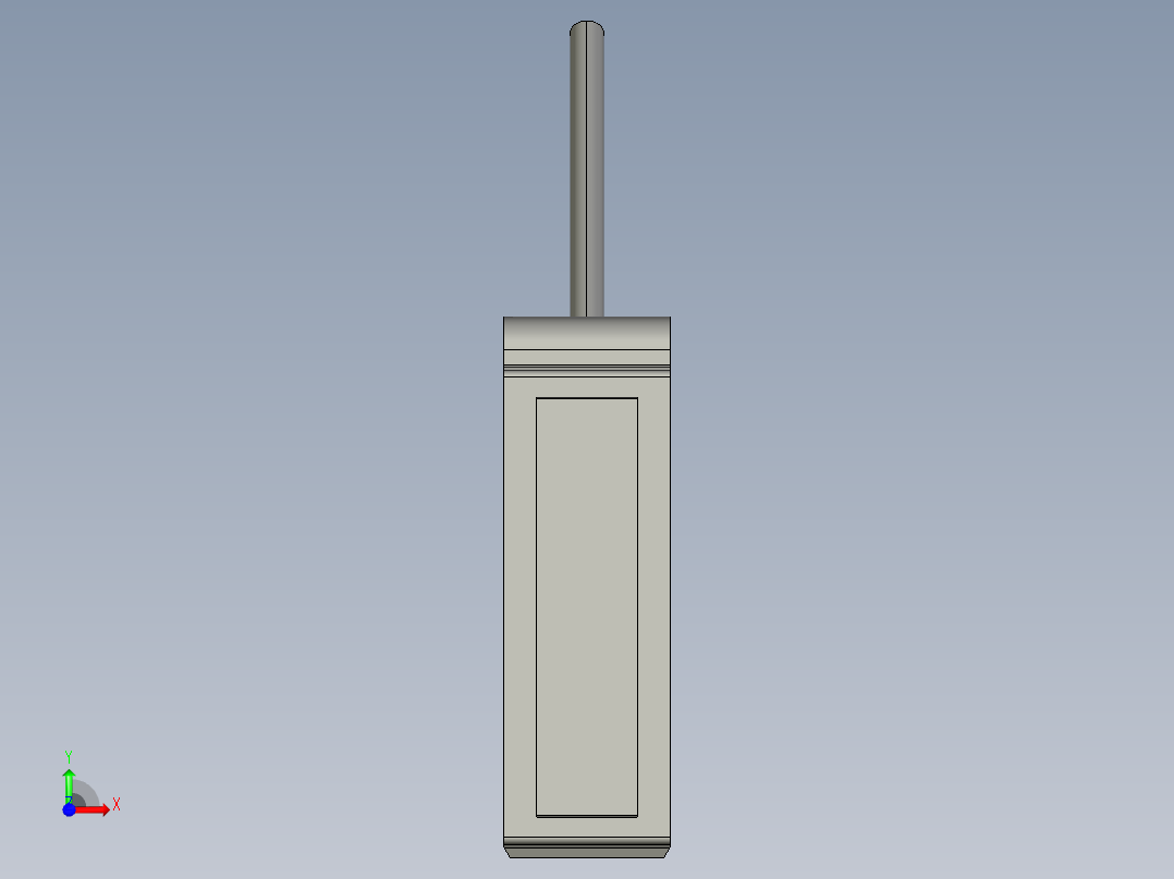 基恩士LV-H35F(62F)Body_kc图纸模型前视图