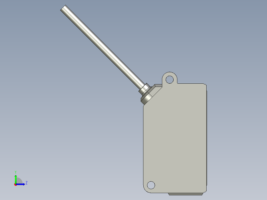 基恩士LV-H35F(62F)Body_kc图纸模型左视图