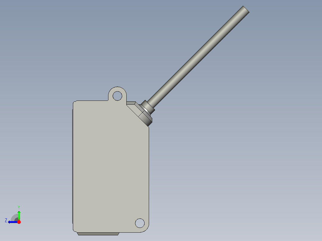 基恩士LV-H35F(62F)Body_kc图纸模型右视图