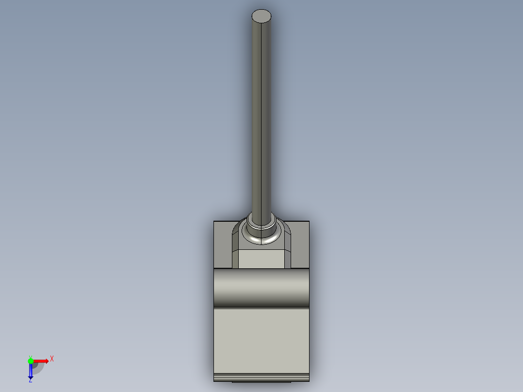 基恩士LV-H35F(62F)Body_kc图纸模型俯视图