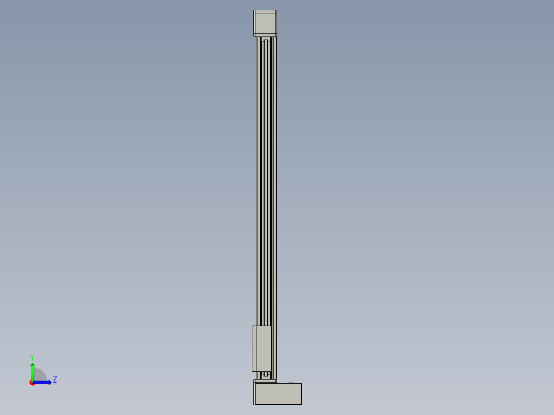 欧规系列-GB8-L96-S1100-BLD-P40-MS3左视图