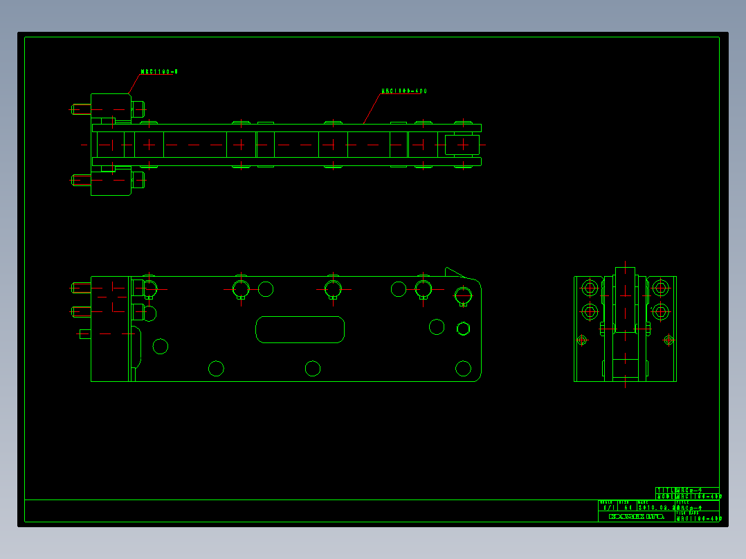 KOSMEKMRC1190-400多系列多零件图纸模型