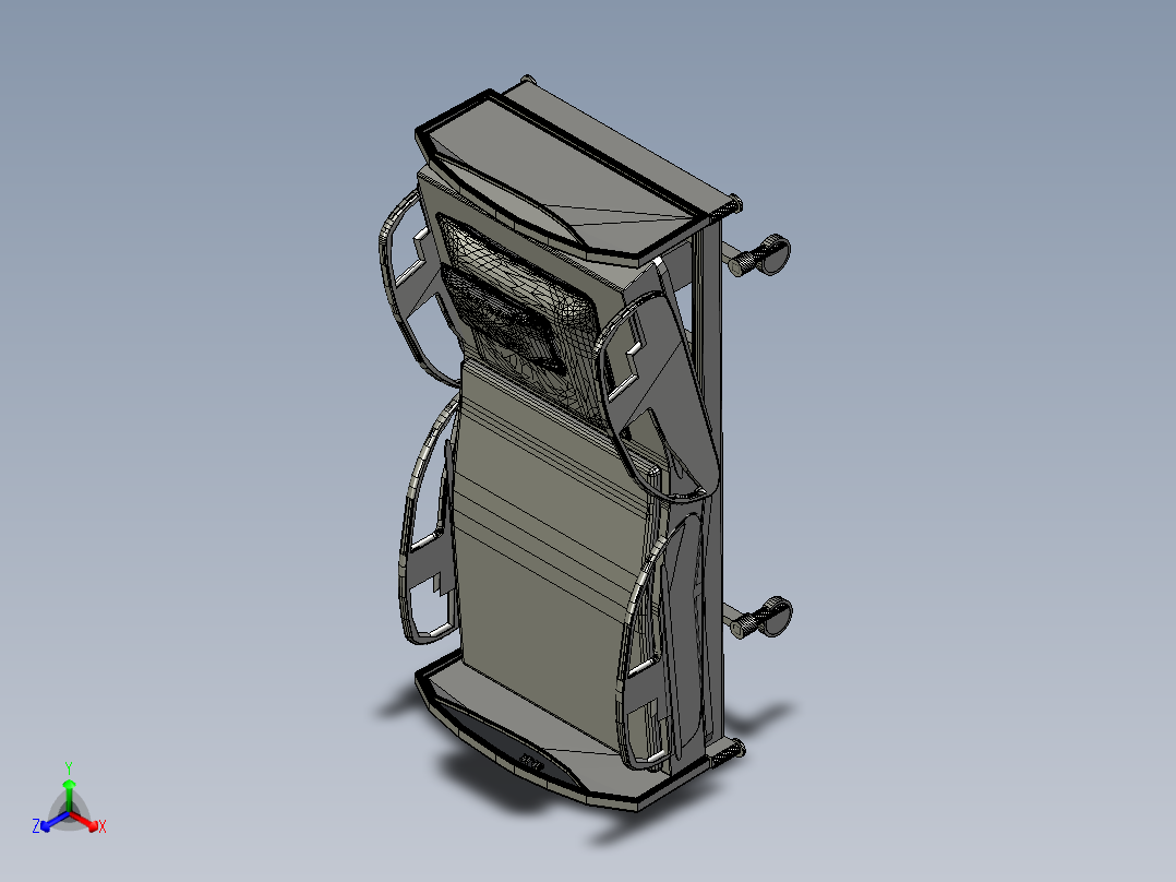 医院病床正等轴测图