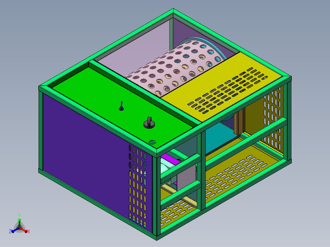 硬币分拣机的设计【含图和文档】正等轴测图