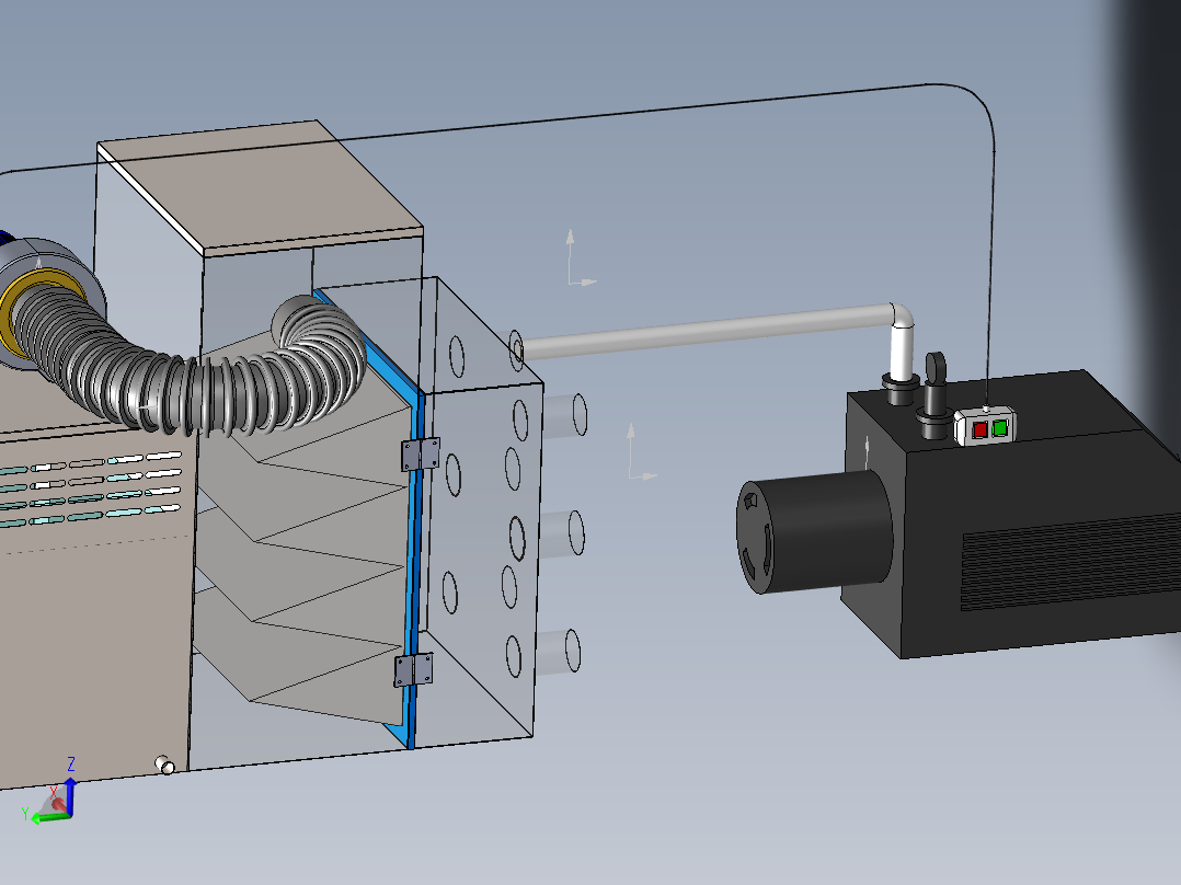 真空泵空气净化过滤系统