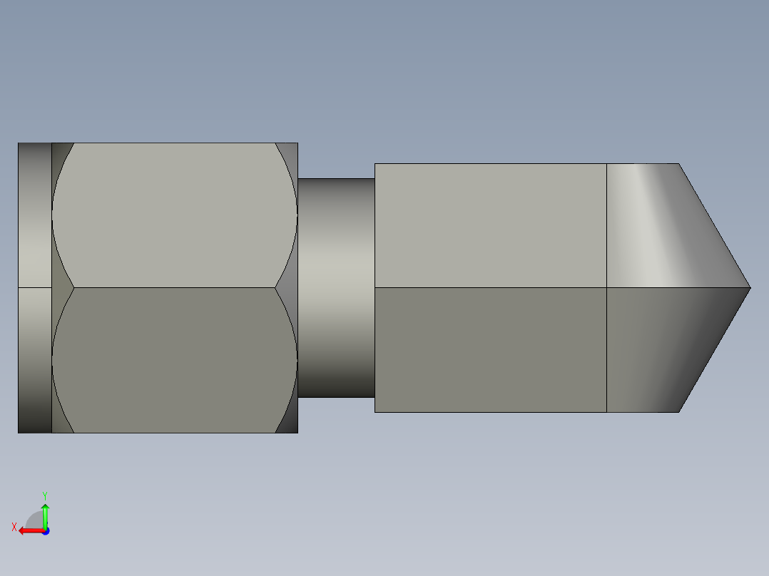 卡套式工业通用硬管接头8-6_c5bu-s后视图