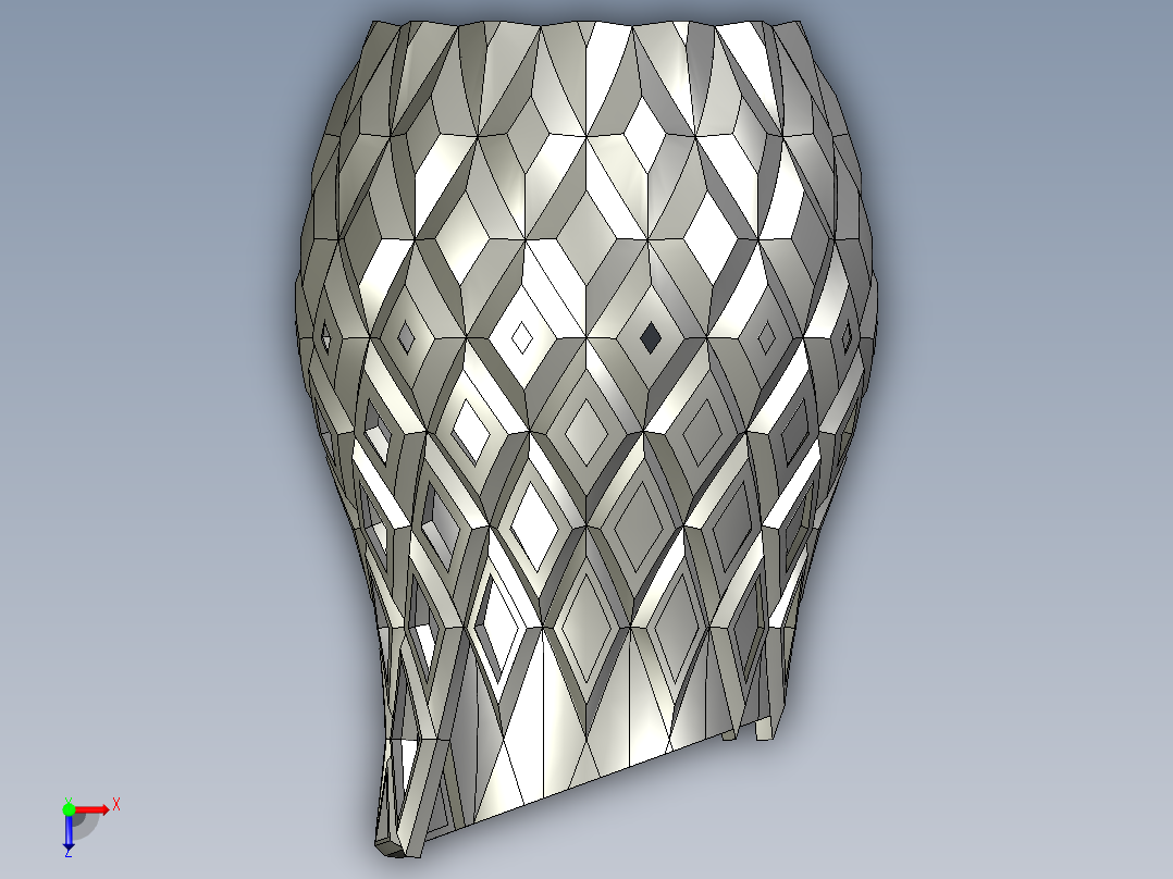 3D打印花瓶 （2）俯视图