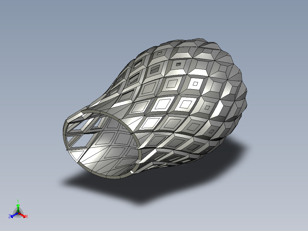 3D打印花瓶 （2）正等轴测图