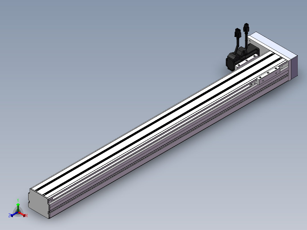 精密模组MY80S-T10-750L-P10B-BL-C4正等轴测图