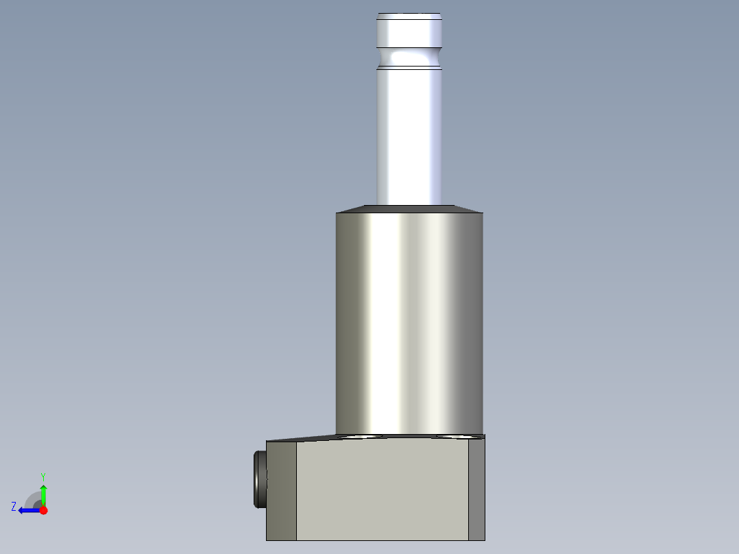 KOSMEKTLB0601-2CR-Q多系列多零件图纸模型右视图