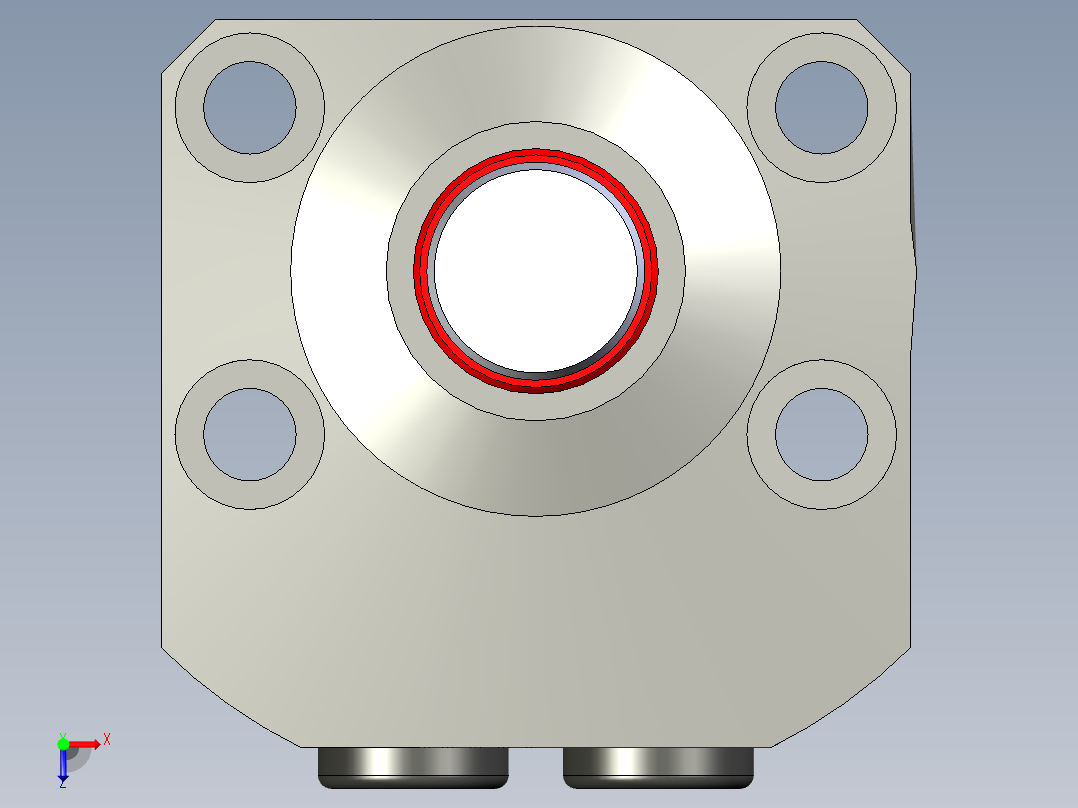 KOSMEKTLB0601-2CR-Q多系列多零件图纸模型俯视图