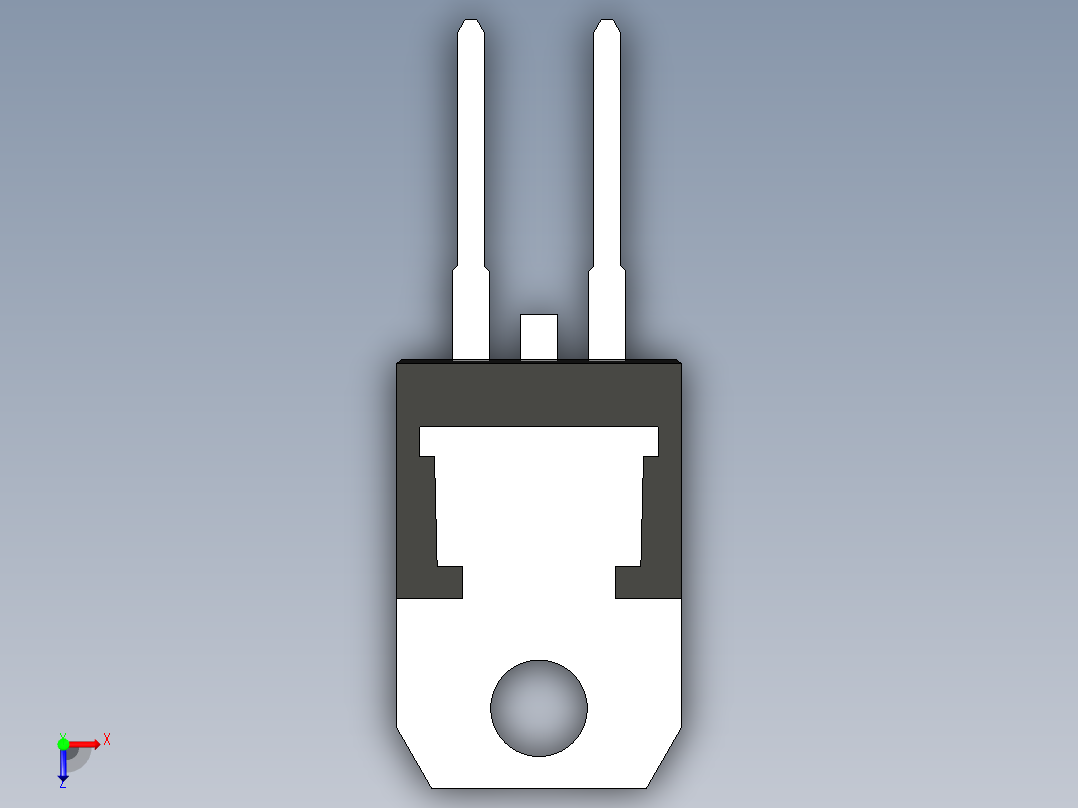 TO-220AC-ST俯视图