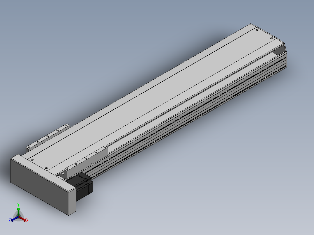 精密模组MY220-T10-950L-BL-P75B-C4-C正等轴测图